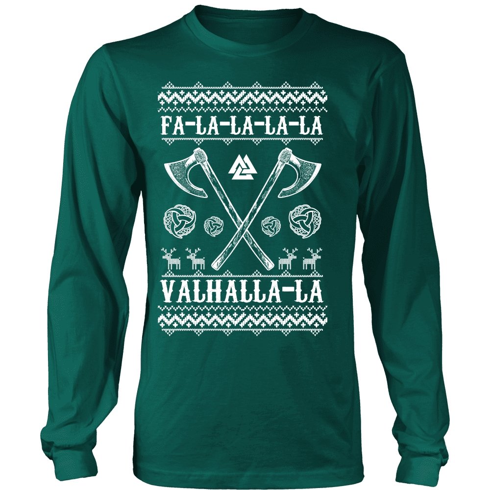 Fa - La - La Valhalla Yule - Christmas Sweater (VB02) - VikingsBrand
