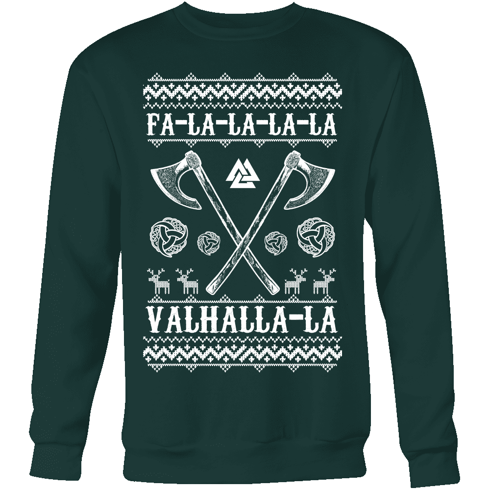 Fa - La - La Valhalla Yule - Christmas Sweater (VB02) - VikingsBrand