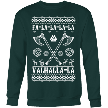 Fa - La - La Valhalla Yule - Christmas Sweater (VB02) - VikingsBrand