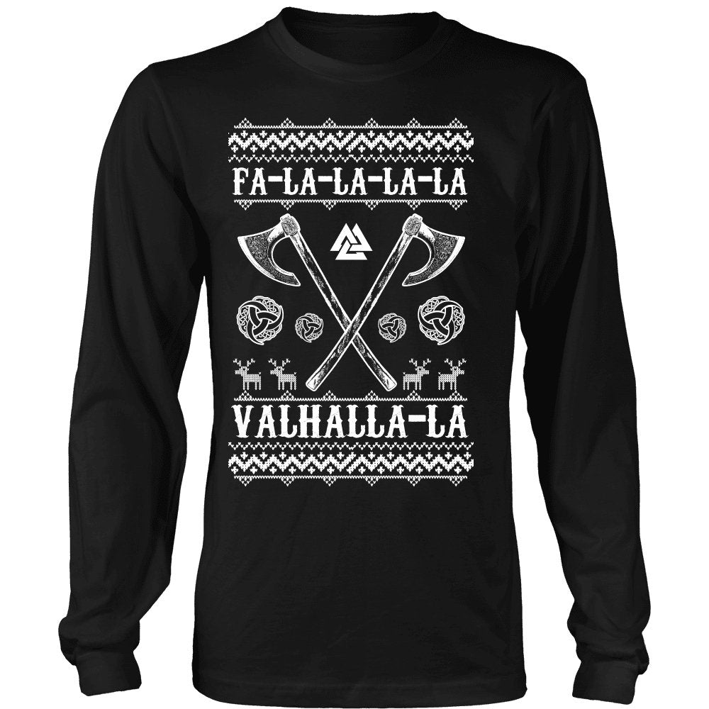 Fa - La - La Valhalla Yule - Christmas Sweater (VB02) - VikingsBrand