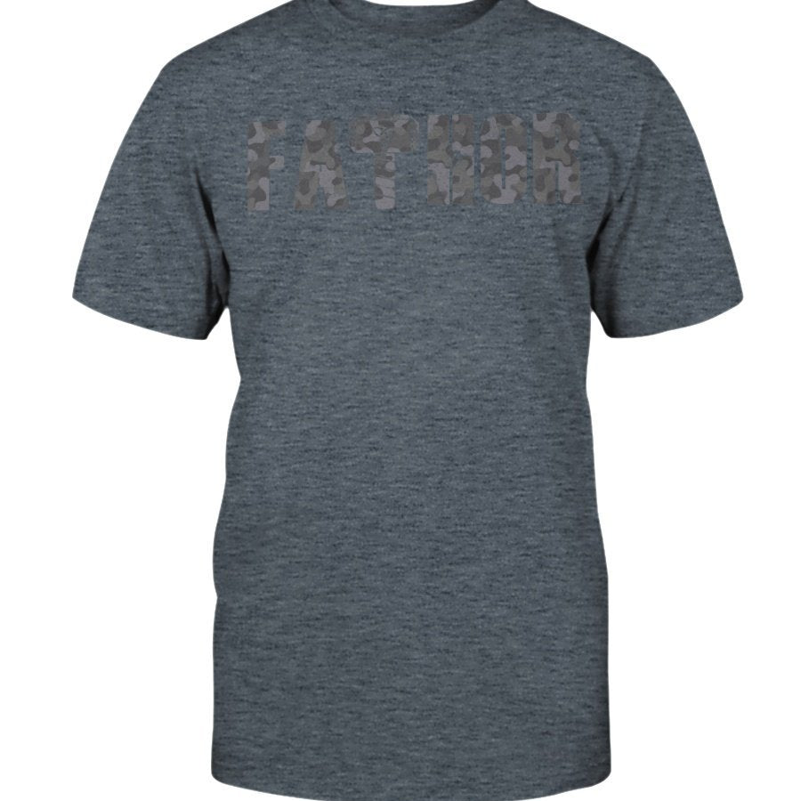Fathor Classic Cotton T-Shirt - Camo Wording