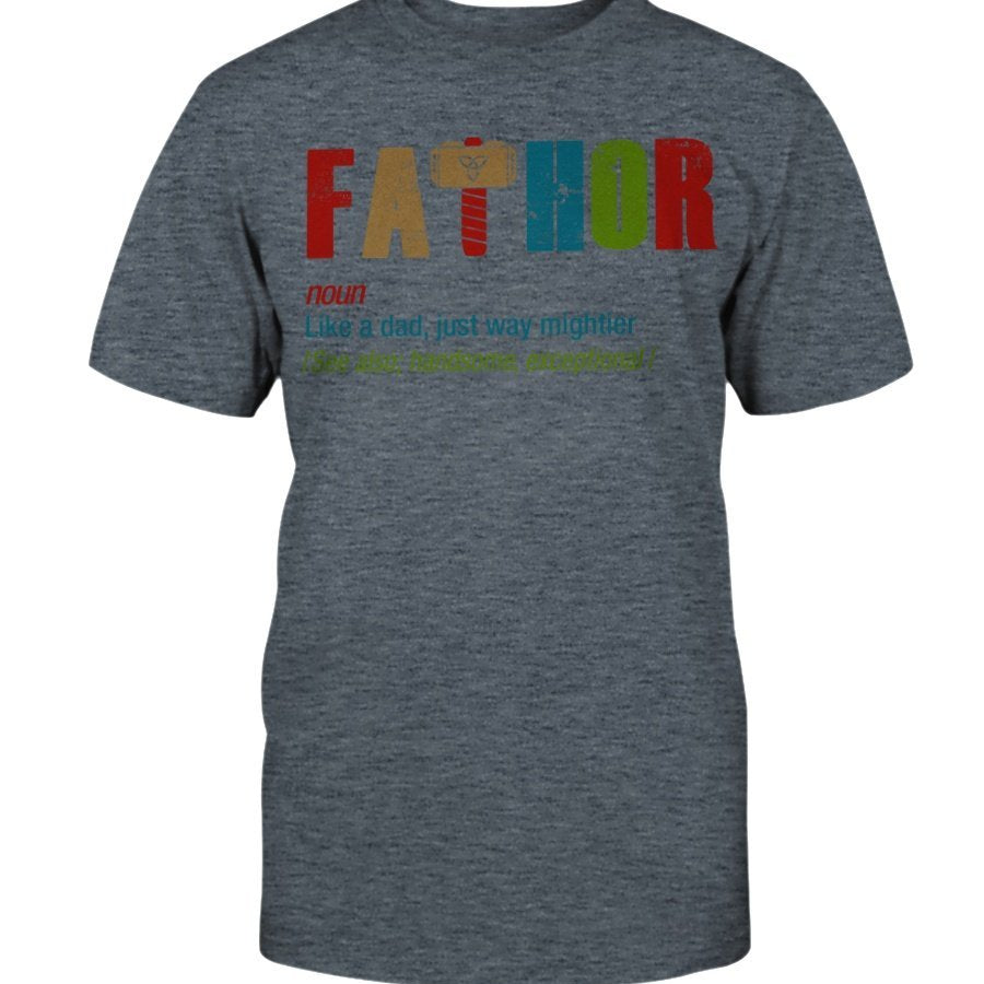 Fathor Classic Cotton T-Shirt - Colored Wording