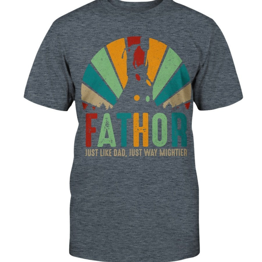 Fathor Classic Cotton T-Shirt - Rainbow Wording