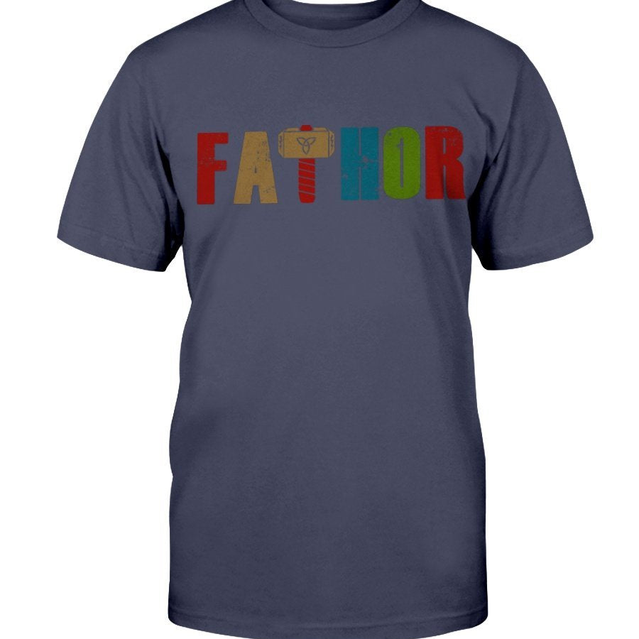 Fathor Classic Cotton T-Shirt - Multi Colored Wording