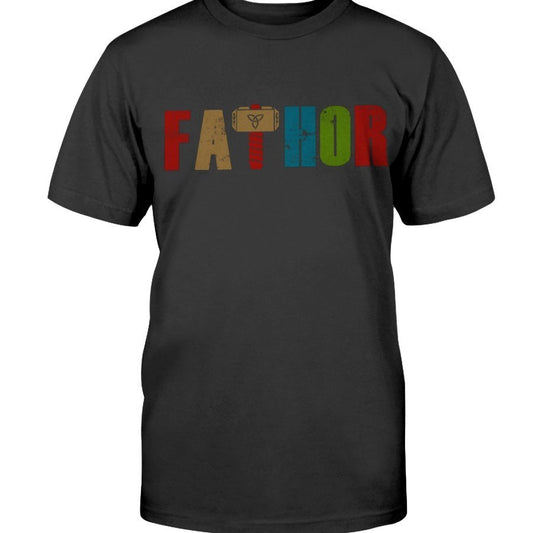 Fathor Classic Cotton T-Shirt - Multi Colored Wording