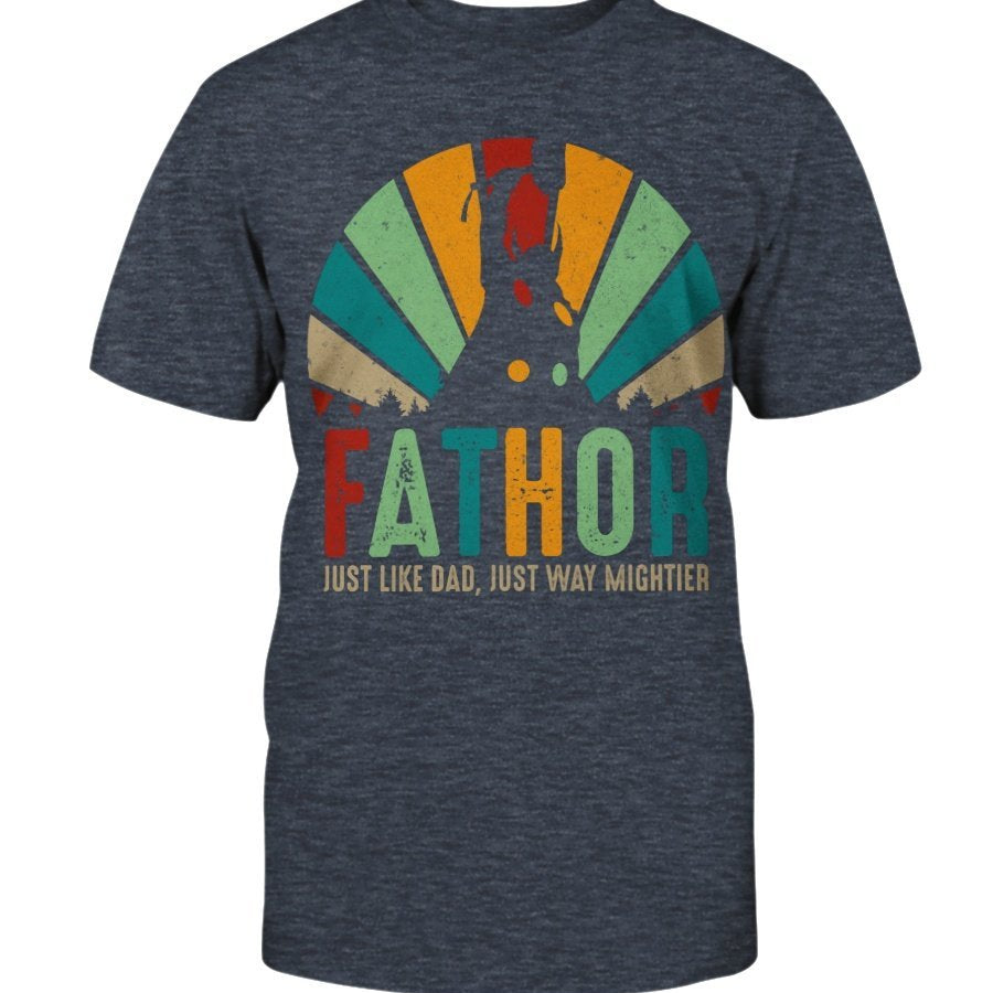 Fathor Classic Cotton T-Shirt - Rainbow Wording