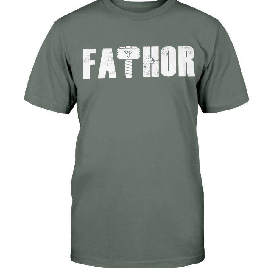 Fathor Classic Cotton T-Shirt - White Wording