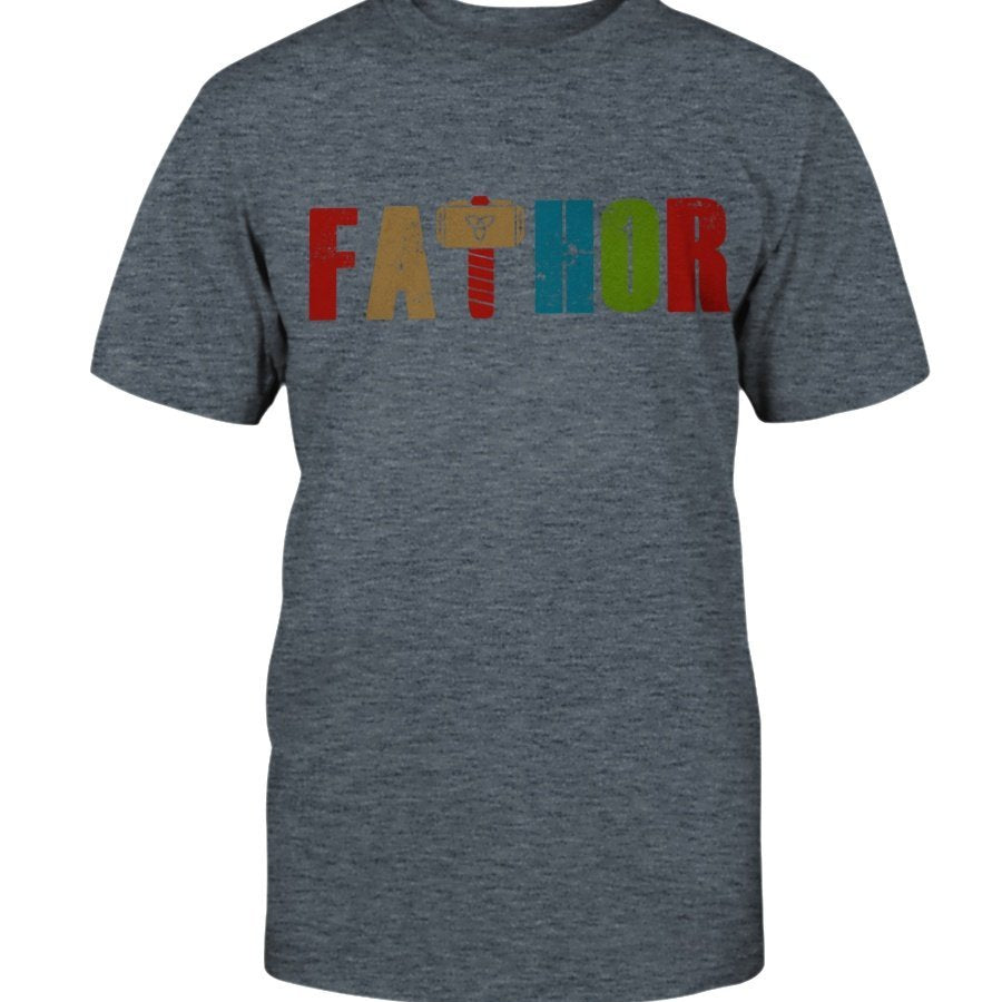 Fathor Classic Cotton T-Shirt - Multi Colored Wording