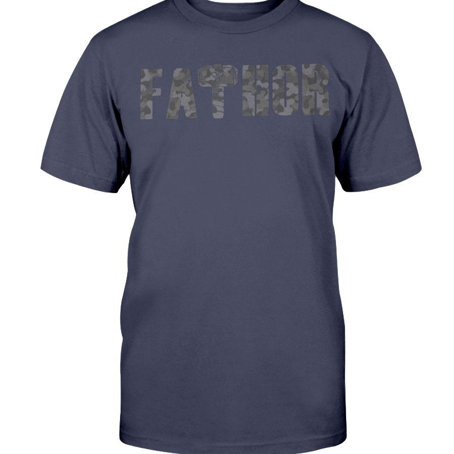 Fathor Classic Cotton T-Shirt - Camo Wording