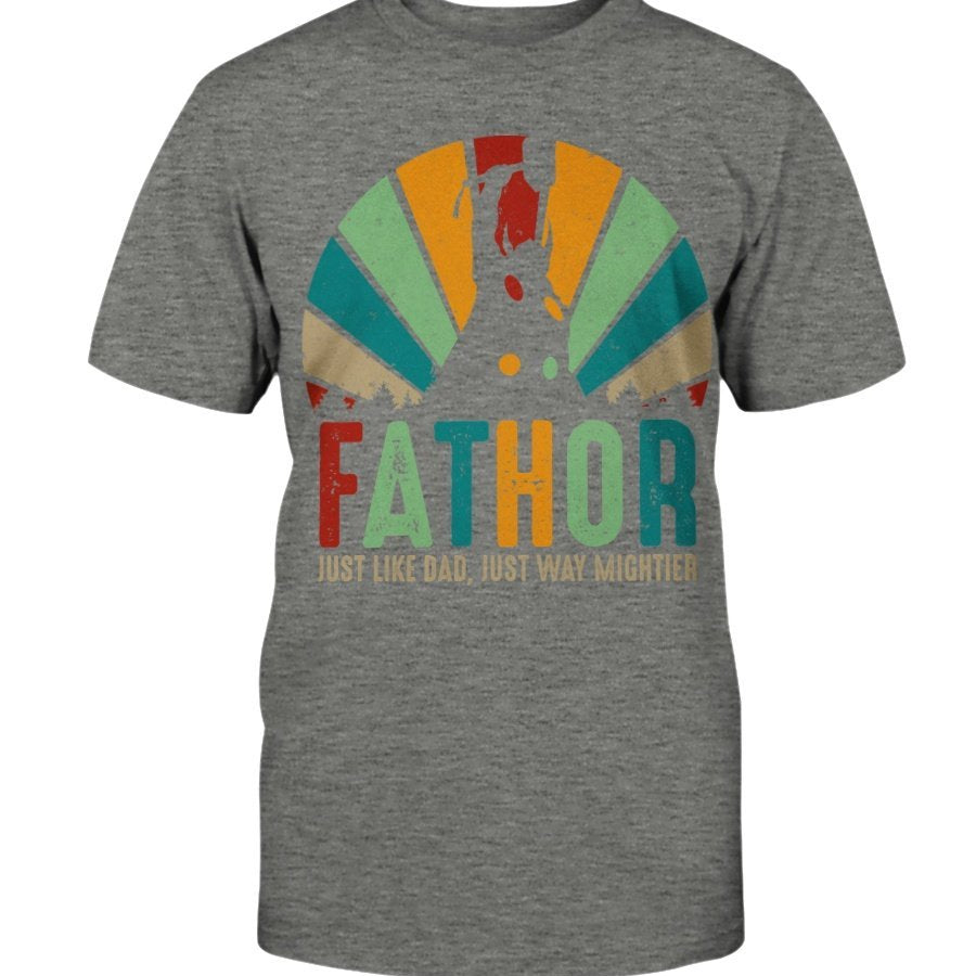Fathor Classic Cotton T-Shirt - Rainbow Wording