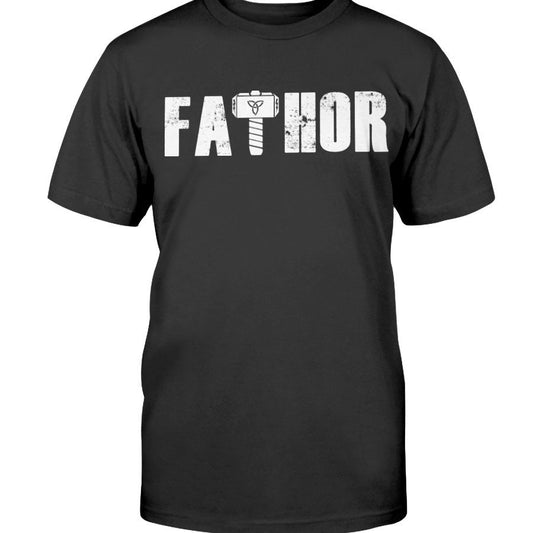 Fathor Classic Cotton T-Shirt - White Wording