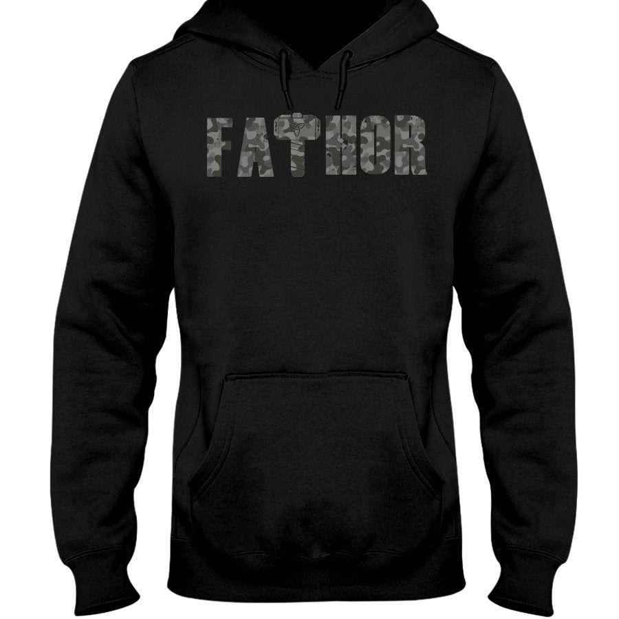 Fathor Hoodie - Camo Wording