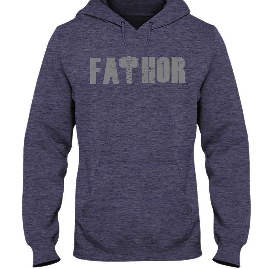 Fathor Hoodie - Grey Wording