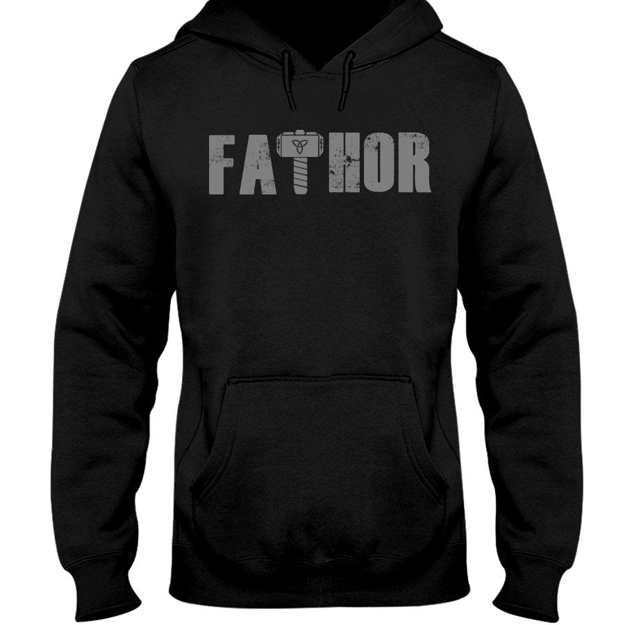 Fathor Hoodie - Grey Wording