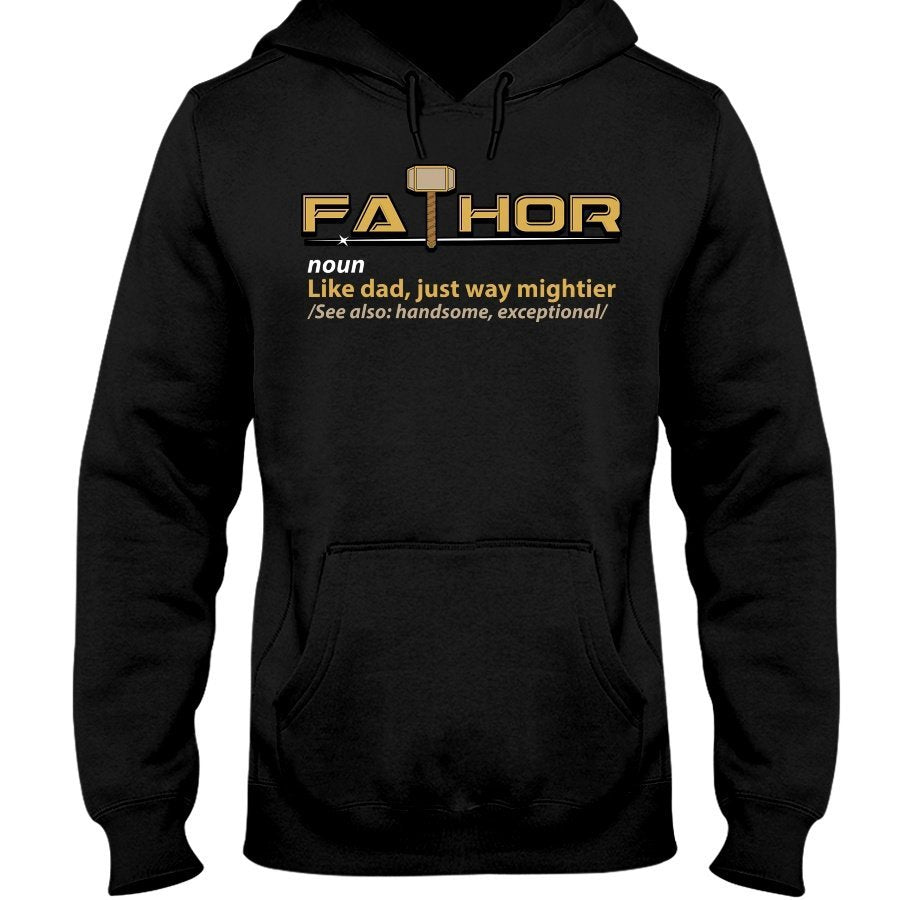 Fathor Hoodie - Yellow Wording