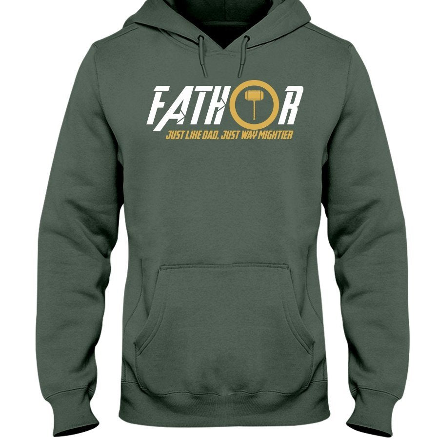 Fathor Hoodie - Yellow / White Wording