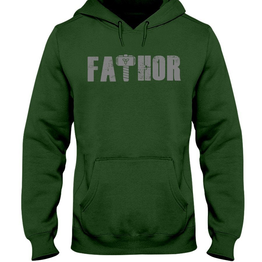 Fathor Hoodie - Grey Wording