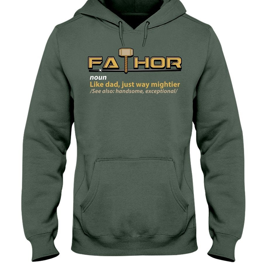 Fathor Hoodie - Yellow Wording
