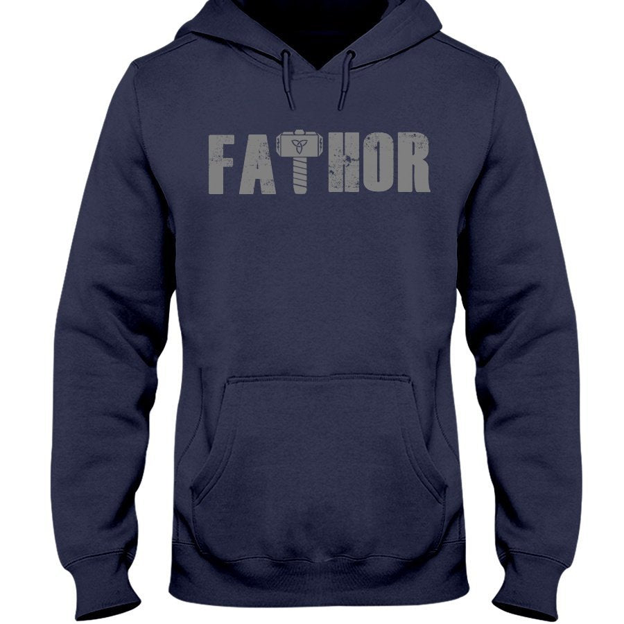 Fathor Hoodie - Grey Wording