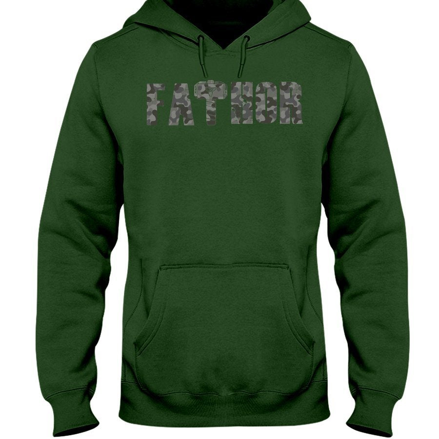 Fathor Hoodie - Camo Wording