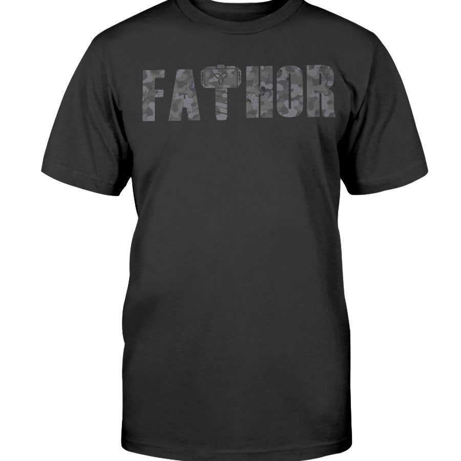 Fathor Premium Fit T-Shirt - Grey Camo Edition