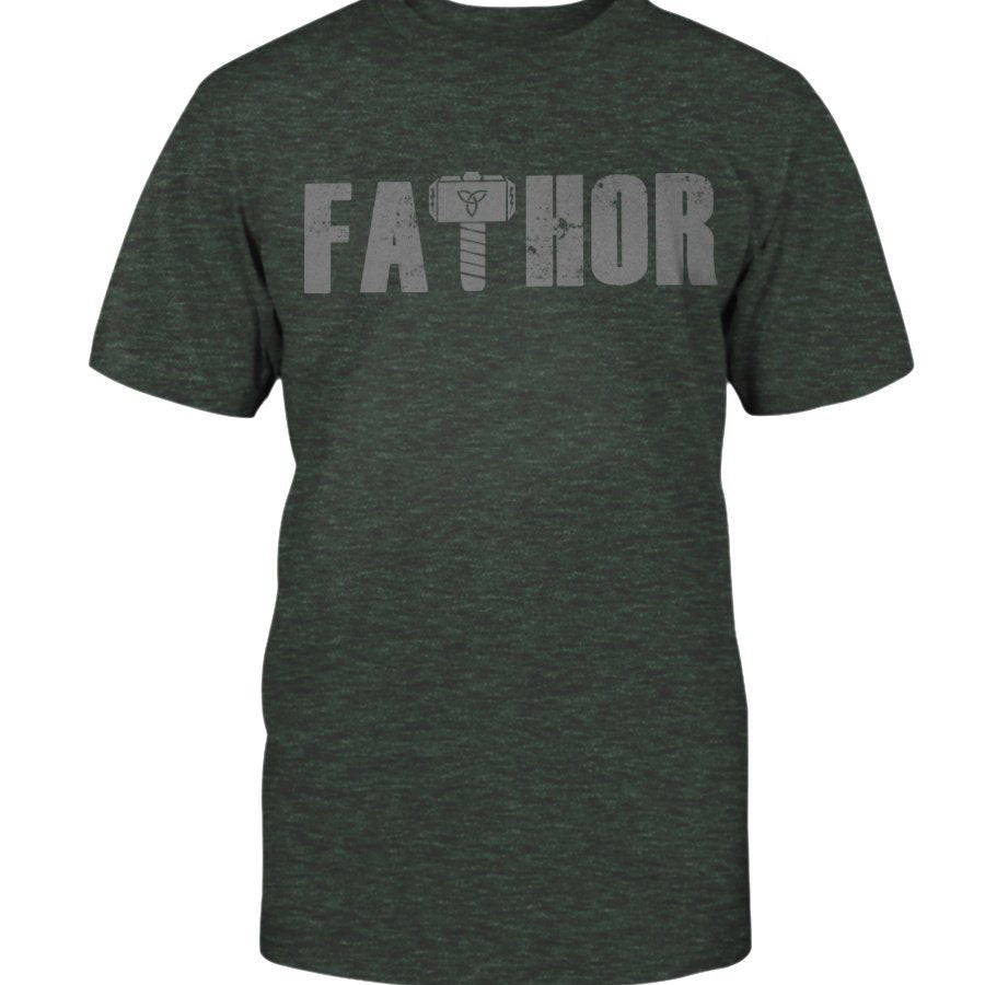 Fathor Premium Fit T-Shirt - Grey Wording
