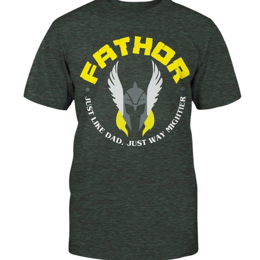 Fathor Premium Fit T-Shirt - Yellow Wording