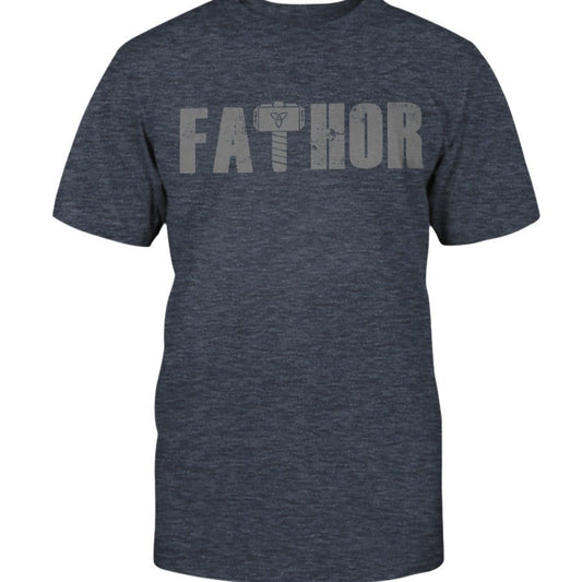 Fathor Premium Fit T-Shirt - Grey Wording