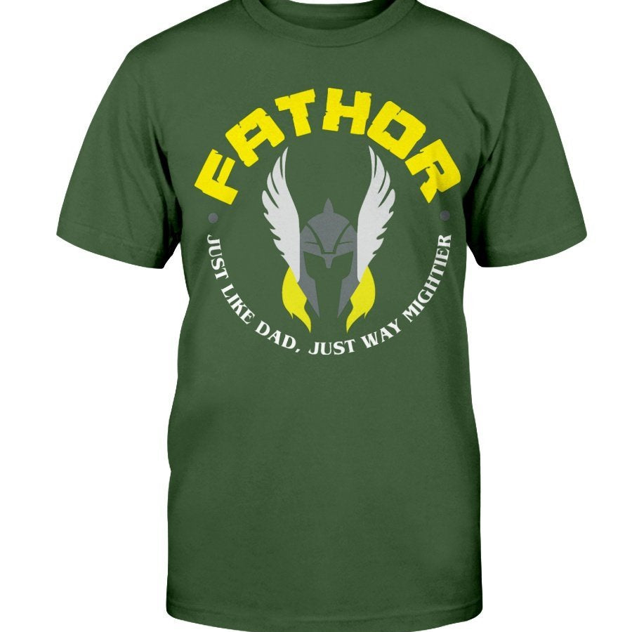 Fathor Premium Fit T-Shirt - Yellow Wording