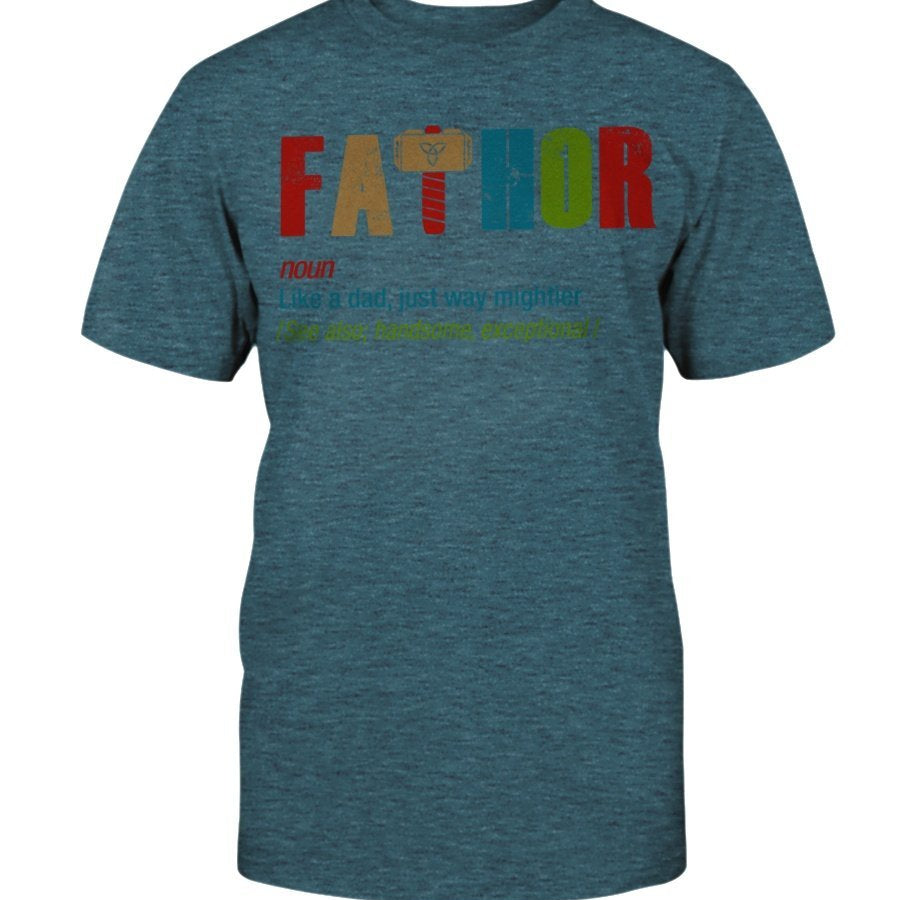 Fathor Premium Fit T-Shirt - Multi Colored Wording