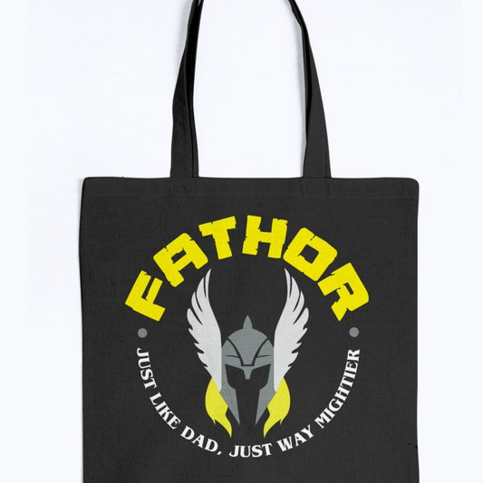 Fathor Tote - Yellow Wording