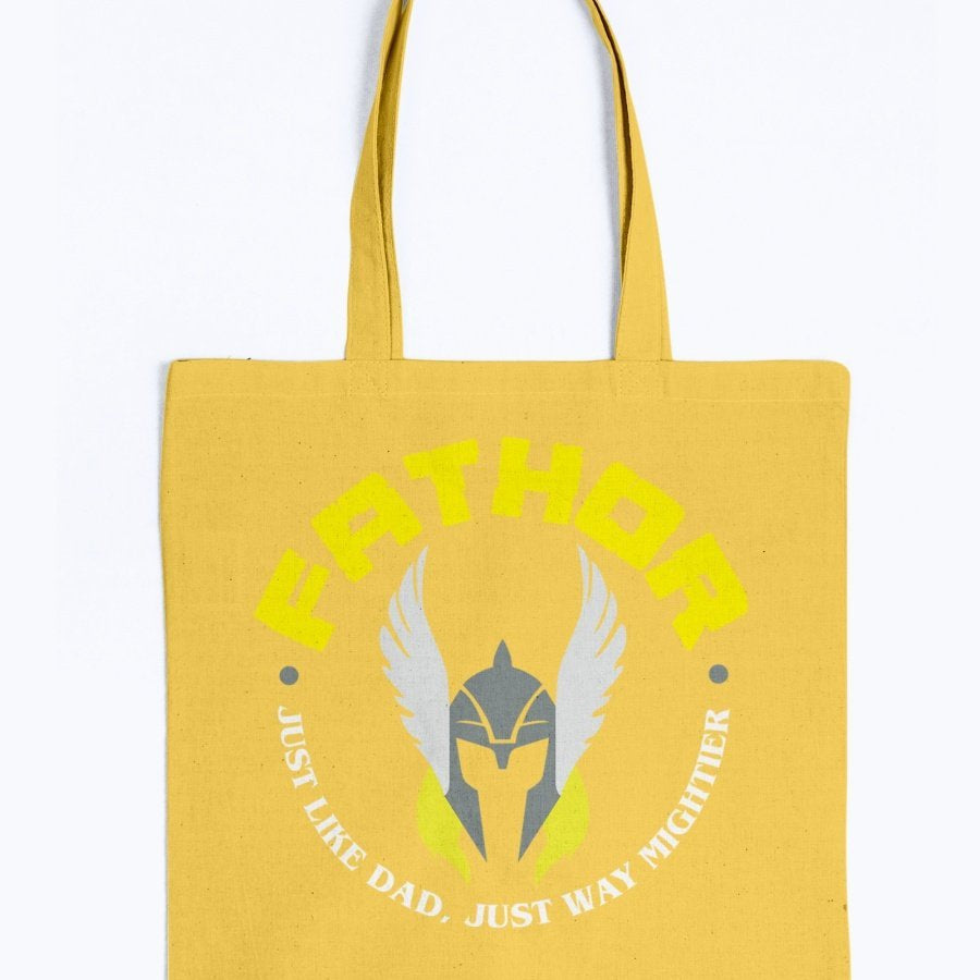 Fathor Tote - Yellow Wording