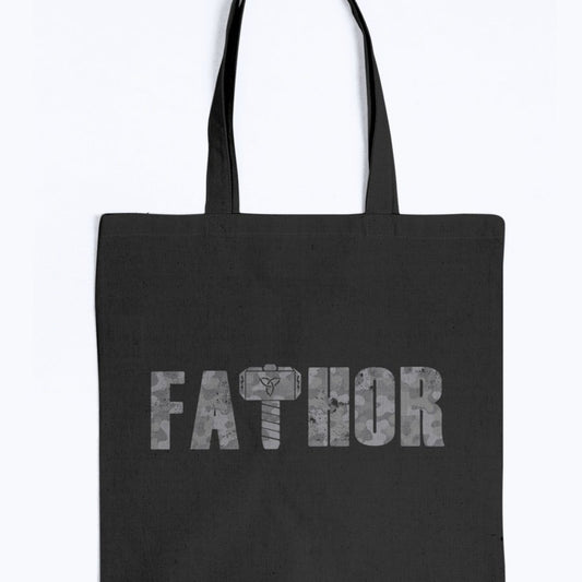 Fathor Tote - Grey Camo Edition