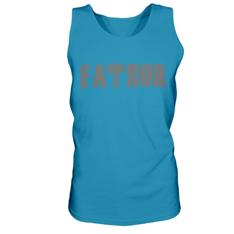 Fathor Ultra Cotton Tank - Grey Wording