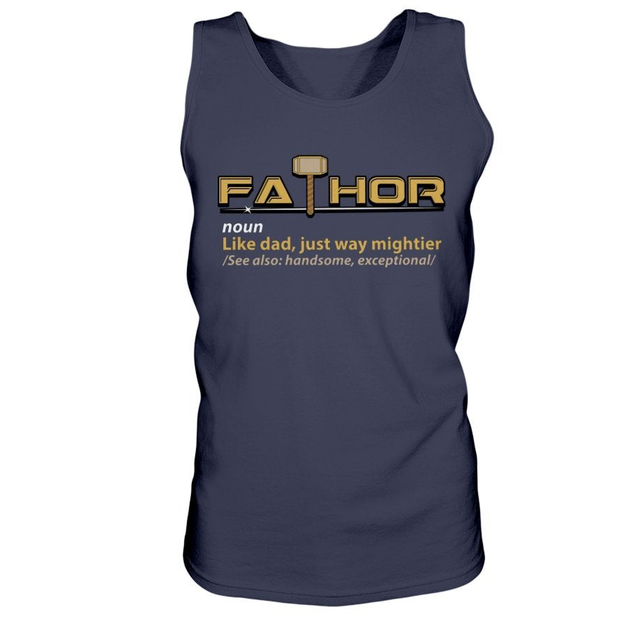 Fathor Ultra Cotton Tank - Yellow Wording