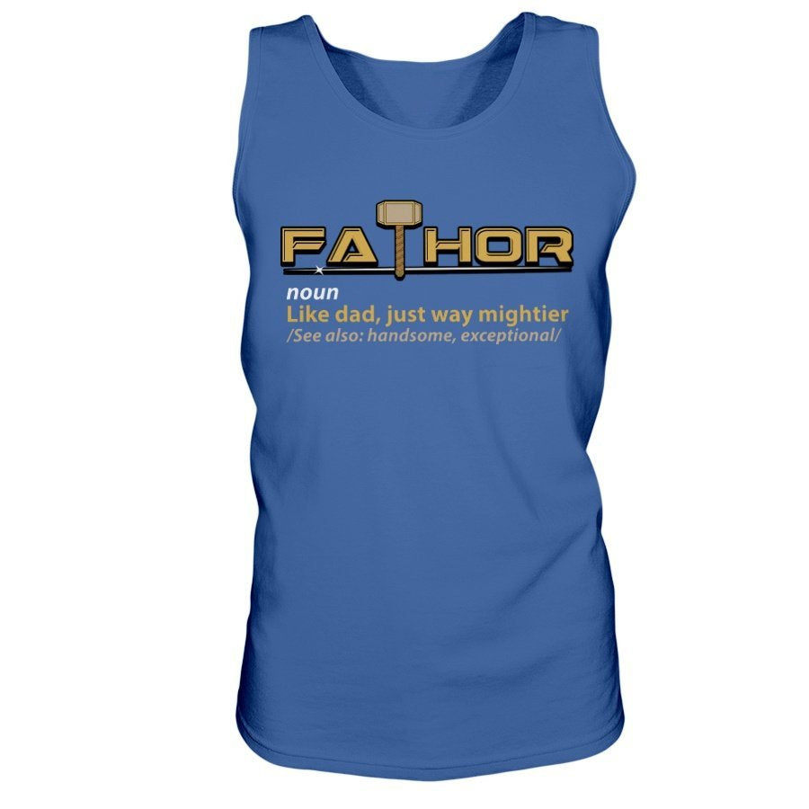 Fathor Ultra Cotton Tank - Yellow Wording
