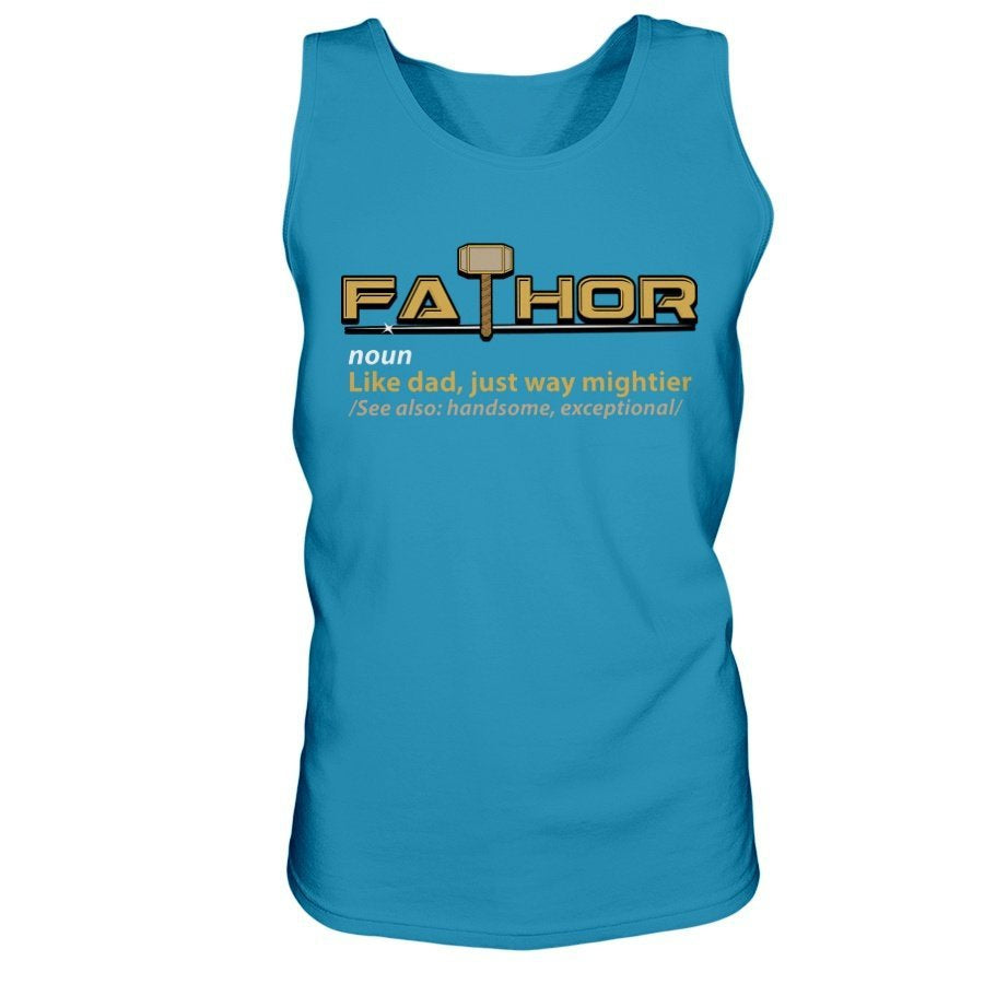 Fathor Ultra Cotton Tank - Yellow Wording