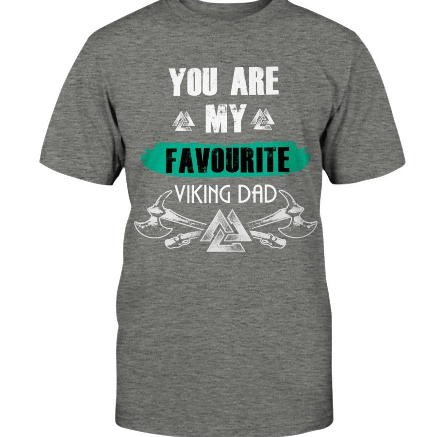 Favorite Viking Dad Cotton T-Shirt - Favourite Dad