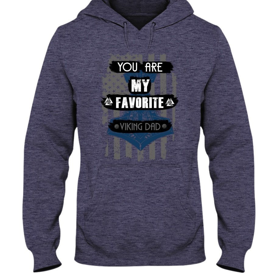 Favorite Viking Dad Hoodie - USA