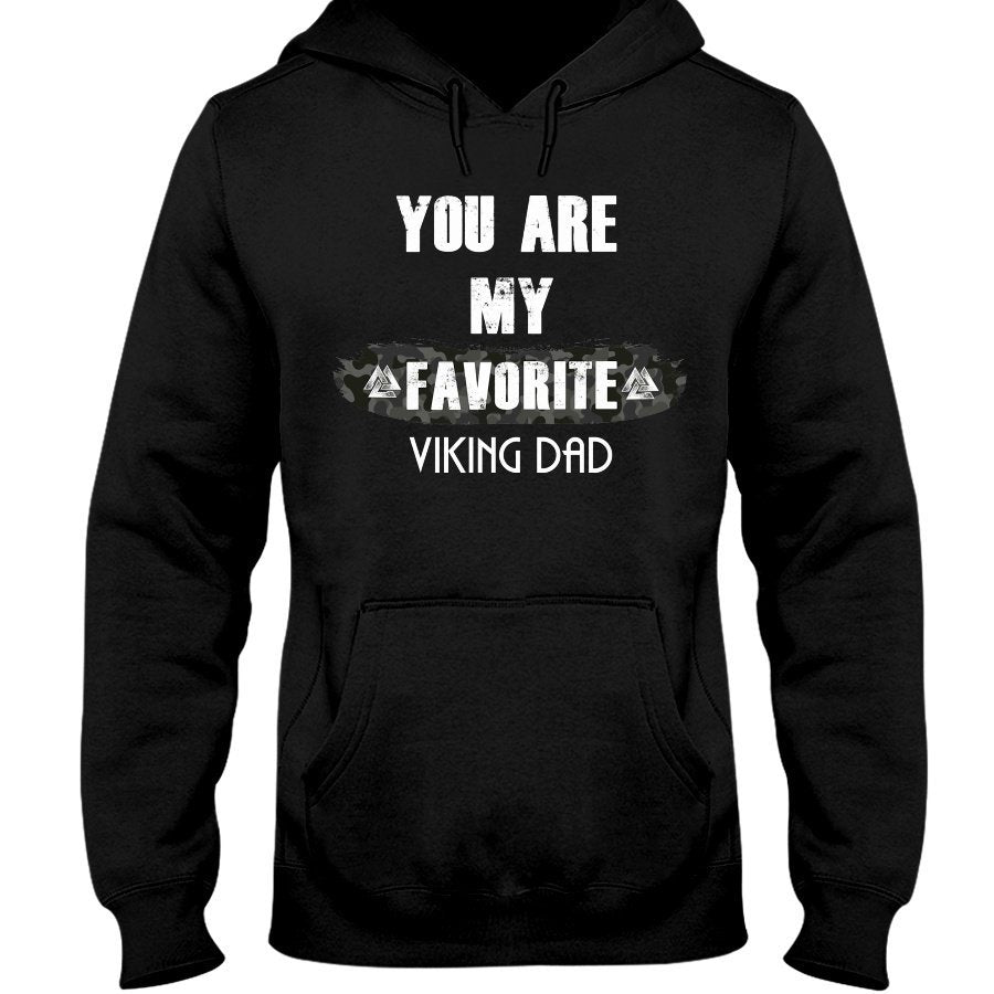 Favorite Viking Dad Hoodie - Camo