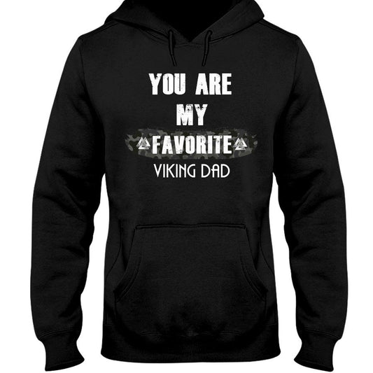 Favorite Viking Dad Hoodie - Camo