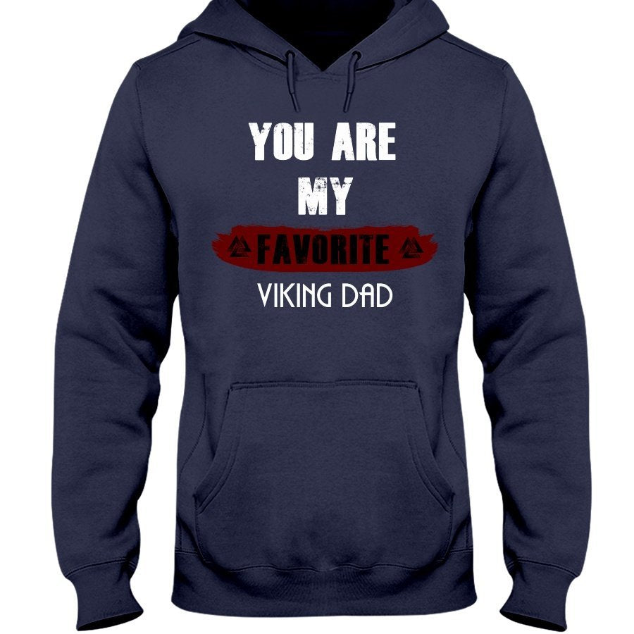 Favorite Viking Dad Hoodie - Mauve