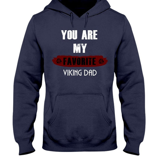 Favorite Viking Dad Hoodie - Mauve