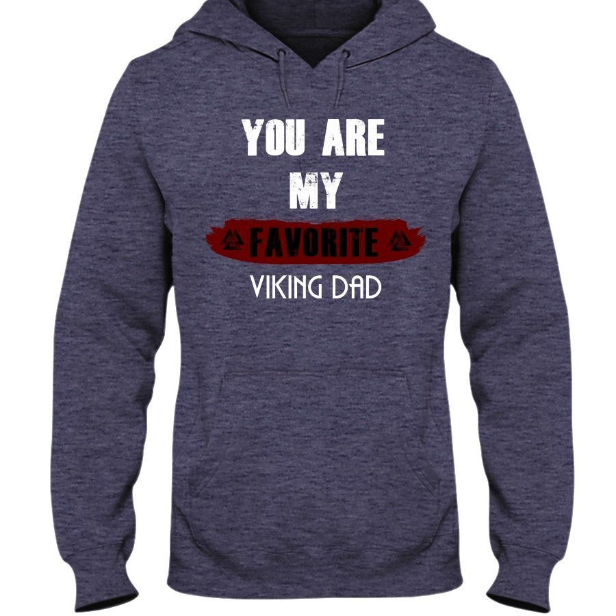Favorite Viking Dad Hoodie - Mauve