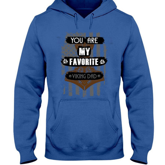 Favorite Viking Dad Hoodie - USA Dad
