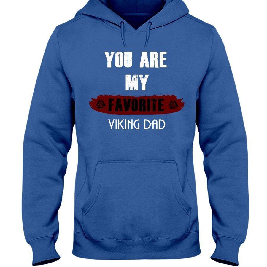 Favorite Viking Dad Hoodie - Mauve