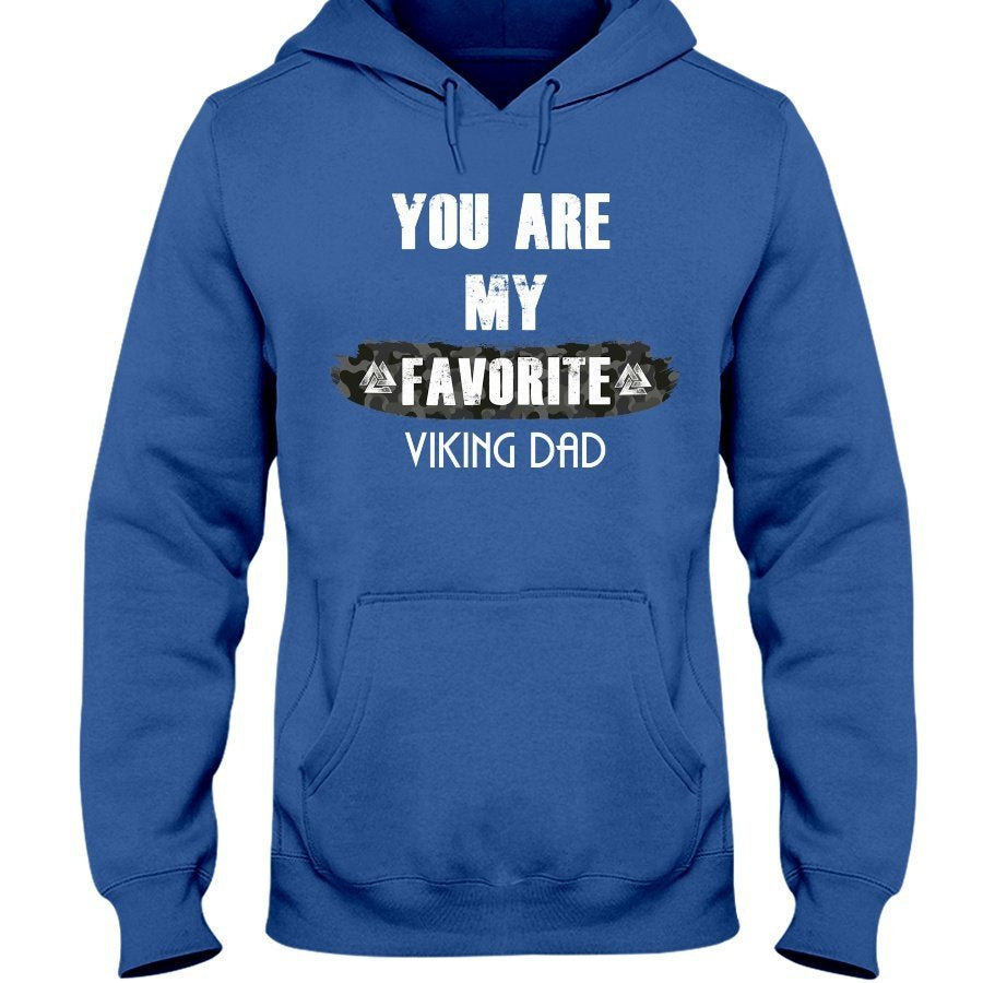 Favorite Viking Dad Hoodie - Camo
