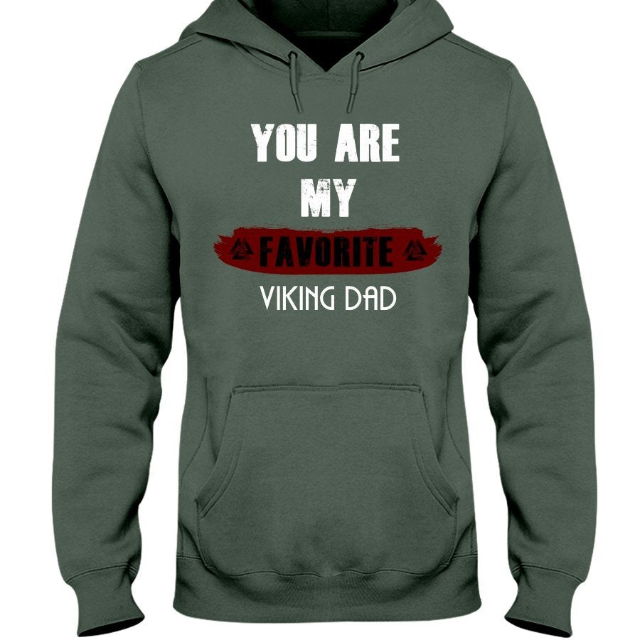 Favorite Viking Dad Hoodie - Mauve