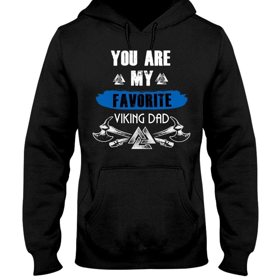 Favorite Viking Dad Hoodie - Blue Favorite