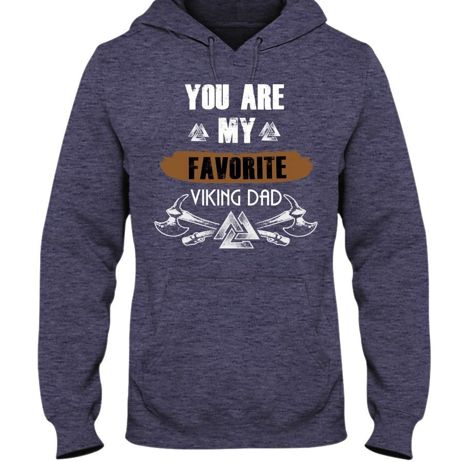 Favorite Viking Dad Hoodie - Brown Favorite